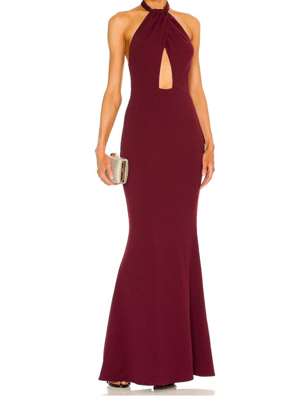 Burgundy Maxi Dress (Formal)